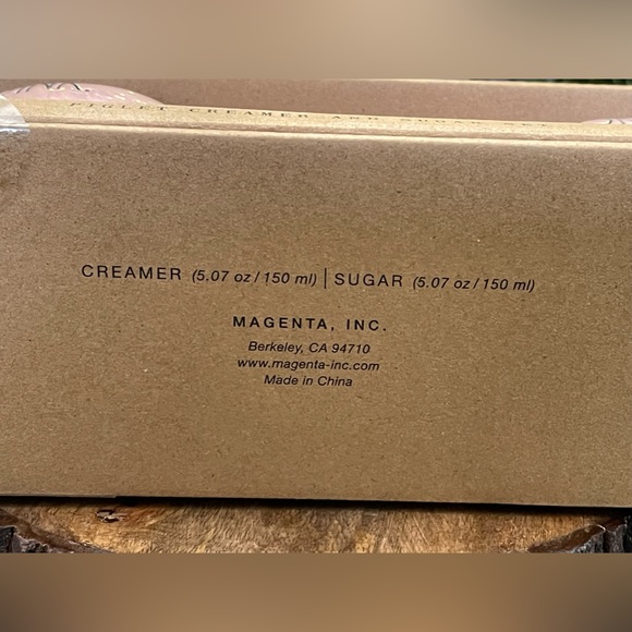 🐖 Brand NEW in Package Rae Dunn Piglet OINK and SNORT Pink Cream & Sugar Set 🐖 - Picture 3 of 14